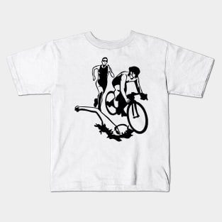 triathlon challenge Kids T-Shirt